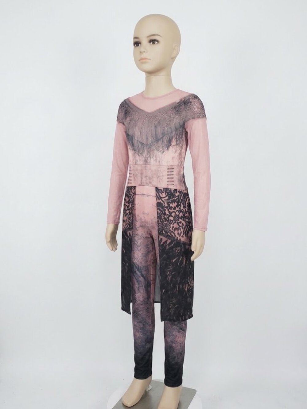Disney Descendants 3 Audrey Costume For Girls Pink Black Size Large 10-12